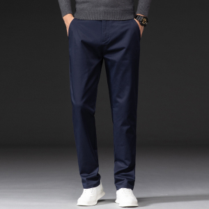 金盾(KIN DON)秋冬季款休闲裤男士商务大码男裤天丝中年直筒宽松正装西裤新款裤子男