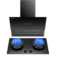 艾美特AY336C大吸力侧吸油烟机+AZ63K嵌入式燃气灶具液化气