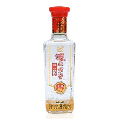 泸州老窖精品头曲D9 42度100ml*单瓶 浓香型白酒 自饮收藏