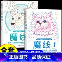 [全套2册]魔线①+② [正版]抖音同款魔线专注力训练左右脑开发思维训练书迷宫书籍幼儿园高难度小学生2-3一6-7-8-