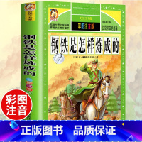 [选3本29.8元]钢铁是怎样炼成的 [正版]中华上下五千年小学生版注音完整版 一二三年级阅读课外书世界中国儿童历史类书