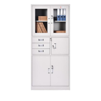 心业偏三斗钢制文件柜XY-GG3D储物柜.此产品单件不出售批量请联系客服