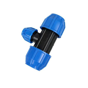 伟鹏双兴 PE快接变径三通 25*20蓝帽 个