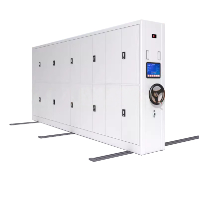 阿拉贡密集柜档案室密集架移动档案柜凭证资料柜手摇文件柜一列5组每立方(智能)