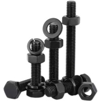 盛京联硕 高强度 4.8级外六角螺丝螺母套装M8*30mm[螺栓+螺母+平弹垫]套
