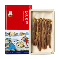 正官庄模压红参整根根根精华纹路清晰严格品控有机参田100g