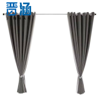 晋涵 布艺窗帘含罗马杆 可定制/平方米