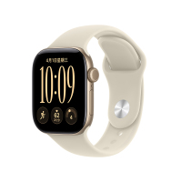 Apple Watch S12 GPS 46毫米浅金色铝金属表壳 沙砾色运动型表带-S/M