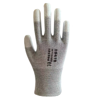 SICURO防静电手套碳纤维指涂PU手套劳保手套9号ZAHP-S001#9(双)