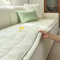 夏季凉感沙发垫新款一片式直排防滑凉席坐垫夏天冰丝沙发盖布