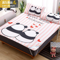 天丝空调软席夏季凉席1.8m床可折叠水洗冰丝儿童席子三件套床品。 三维工匠凉席/凉枕
