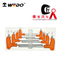 维度WEDO成套内六角扳手T型球头(工业级)公制8件2-10mm WD278A /盒