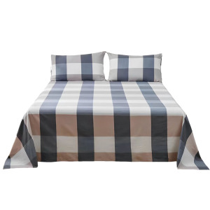 江小果粗布床单250*250CM 条