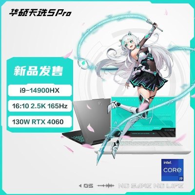 华硕天选5 Pro 14代酷睿i9 16英寸电竞游戏本 笔记本电脑 定制(i9-14900HX 32G 1T RTX4060 16:10 2.5K 165Hz高色域)青