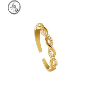 JiMi可调节开口食指戒指女小众设计高级感时尚个性轻奢冷淡风戒子批发