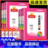 语文阅读真题80篇 [彩虹版] 小学四年级 [正版]阳光同学阅读真题80篇一年级二年级三年级四年级五年级六年级上册下册蓝