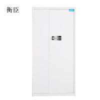 衡臣保险柜铁皮资料柜矮柜办公室储物柜通门白色国宝锁900*420*1850