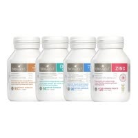 4件装 | 佰澳朗德(Bio Island)婴幼儿童乳钙1瓶+鳕鱼肝油鱼油1瓶+DHA1瓶+补锌片1瓶
