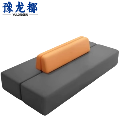 豫龙都办公沙发3.2米张