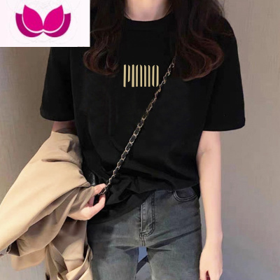 七斓复古港风黑色显瘦t恤女2023夏季新款小众圆领短袖chic上衣潮