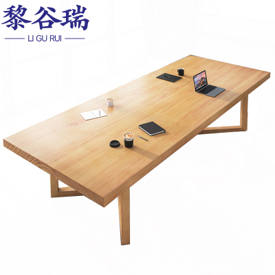 黎谷瑞实木办公桌