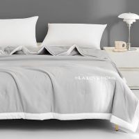 海澜之家夏凉被A类空调被可水洗薄款220*240cm奶昔灰