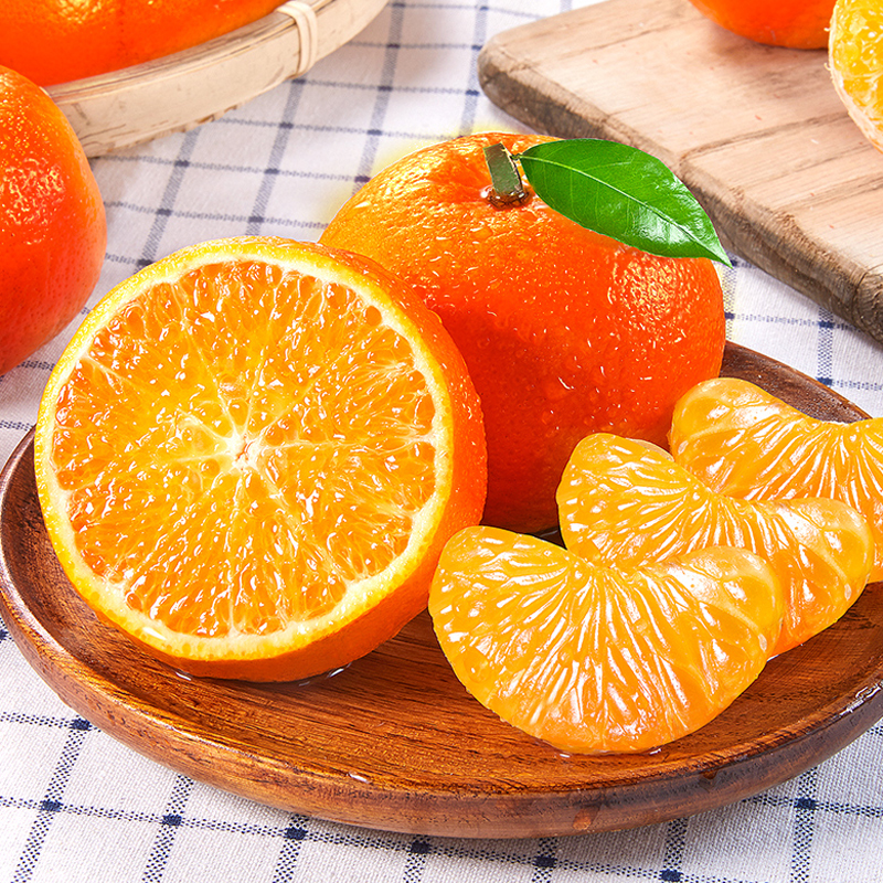 [西沛生鲜]新鲜沃柑 净重3斤 中果 4-5个/斤 新鲜时令水果当季整箱