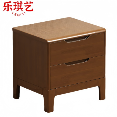 乐琪艺 胡桃色 床头柜 42*40*50cm个