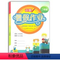 小学暑假作业 小学二年级 [正版]()小学暑假作业一二年级语文配统编版数学配人教版二十一世纪出版社江西暑假作业小学1、2
