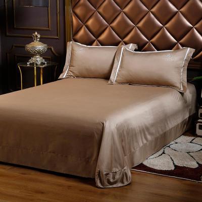 家柏饰(CORATED)欧式60长绒棉四件套2.0米床上用品全棉被套简约全棉床单双人1.8m