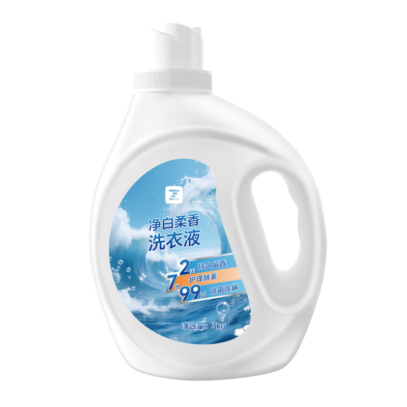 最生活净白柔香洗衣液高效去污柔顺舒适净白柔香洗衣液 3kg/瓶 Z-8822