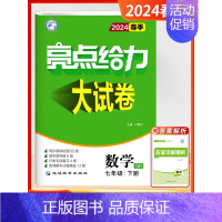 24春 七年级下册.数学-苏科版 初中通用 [正版]2024秋新版亮点给力大试卷江苏教版七年级上册八九年级下册语文人教数