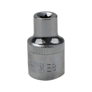 长鹿 1/2”镜面E形套筒 E12