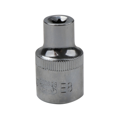 长鹿 1/2”镜面E形套筒 E12