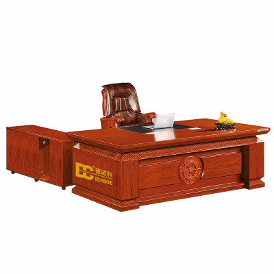 德诚和复合实木喷漆班台经理办公桌DCH-BGZ002 2400*1100*760mmH组