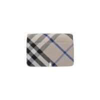 博柏利(BURBERRY)女士单肩包Beige百搭配色棉质拼皮可调节肩带斜