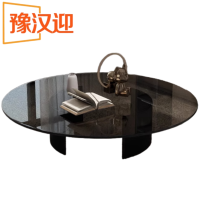 豫汉迎玻璃茶几