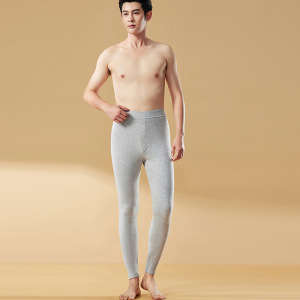 情侣款保暖羊毛裤男秋冬季薄款超柔高弹发热塑身打底高腰保暖裤女