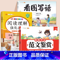 [技巧+范文+阅读理解]看图写话+范文+阅读理解 小学一年级 [正版]看图写话一年级二年级每日一练范文鉴赏押题大全和例文