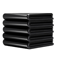 商用大号黑色环卫物业大码平口定制大垃圾袋酒店餐饮特厚大桶垃圾袋塑料袋欧立特 垃圾袋 3.5丝42*52cm*100个 捆