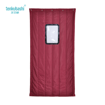 天空桥 棉门帘 MML-159酒红色40*60cm四层棉 平方米