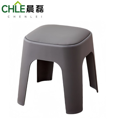 晨磊 软包塑料凳 深灰色 个