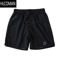 HLCOMAN于适同款美式运动速干短裤男士潮流百搭四分裤帅气沙滩裤网眼里布
