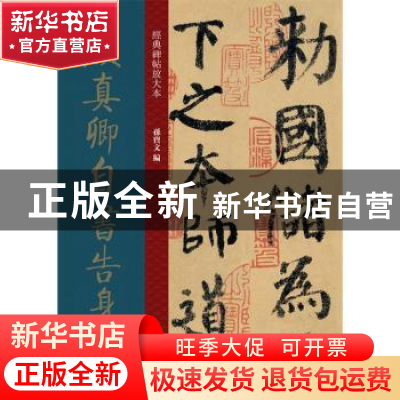 正版 颜真卿自书告身 孙宝文 上海人民美术出版社 9787558615498