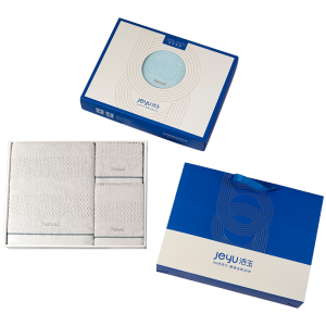 洁玉(Jeyu) 质素三套装礼盒 TG19-01C方巾+毛巾+浴巾(粉色)