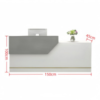 悦兴诚前台接待桌150*45*100cm张