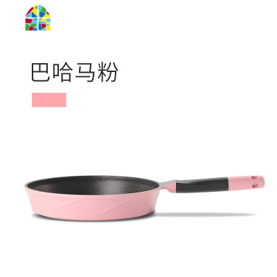 韩国煎锅少油烟不粘锅炒锅煎牛排电磁炉平底锅 FENGHOU 28红色煎锅