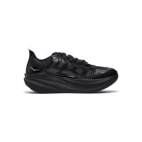 Hoka One One跑步鞋男缓震支撑舒适耐磨网面透气厚底黑色跑步