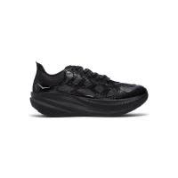 Hoka One One跑步鞋男缓震支撑舒适耐磨网面透气厚底黑色跑步