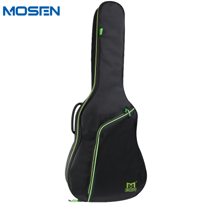 莫森(MOSEN)原装吉他包40/41英寸双肩民谣古典通用吉他包加厚海绵琴包黑色